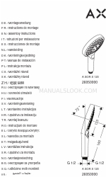 Axor S 120 26050000 Встановлення