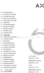 Axor Starck 28626 Series Instructions de montage