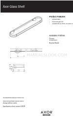 Axor 40352620 Specification Sheet