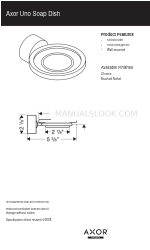 Axor 41533XX1 Specification Sheet