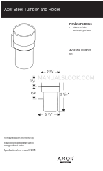 Axor 41834800 Specification Sheet