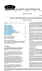 ACCURATE ELECTRONICS 104445A Посібник
