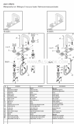 Axor Citterio 39134XX1 Parts List