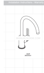 Axor High Spout 38030XX1 Installation Instructions Manual