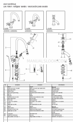 Axor Montreux 16506XX1 Lista de peças