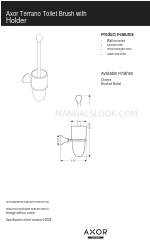 Axor Terrano 41335820 Specificatieblad