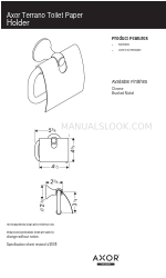 Axor Terrano 41338000 Specification Sheet