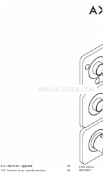 Axor Citterio E 36704007 Instrucciones de uso/montaje