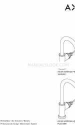 Axor Montreux 16581 1 Series Installation/User Instructions/Warranty