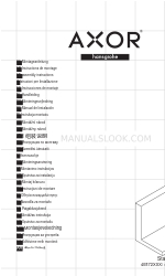 Axor Starck 40872 Series Manual de instruções de montagem