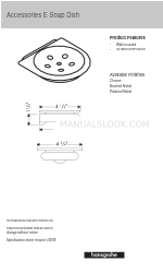 Axor Accessories E 06592830 Fiche technique