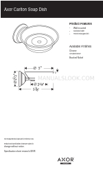 Axor Axor Carlton Soap Dish 41433XX1 Şartname Sayfası