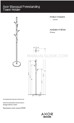 Axor Axor Massaud Freestanding Towel Holder 42270000 Технический паспорт