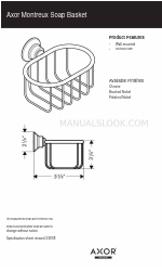 Axor Brushed Nickel 42065820 Arkusz specyfikacji