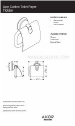 Axor Carlton 41438001 Specification Sheet