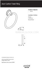 Axor Carlton Towel Ring 41421XX1 Технічна специфікація