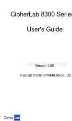 CipherLab 8300 Gebruikershandleiding