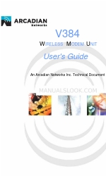 Arcadian Networks V384 Manual do utilizador