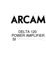 Arcam Delta 120 Manuel d'entretien