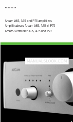 Arcam DiVA A65 Manual