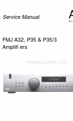 Arcam FMJ P35 Manuel d'entretien