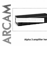 Arcam Integrated Amplifier Alpha 3 Handboek