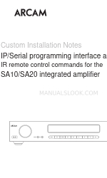 Arcam SA10 カスタム・インストールの注意事項