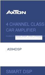 AXTON A594DSP インストレーション＆オペレーションマニュアル