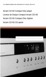 Arcam CD192 Handbuch