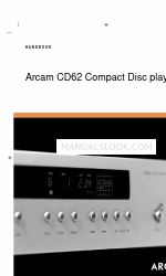 Arcam DiVA CD62 Handbook