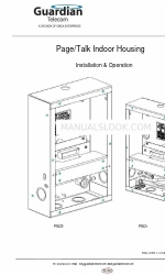 Circa Enterprises Guardian P5521 Manuel d'installation et d'utilisation