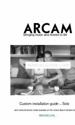 Arcam SOLO MUSIC Посібник з індивідуального встановлення