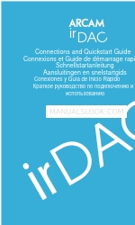 Arcam irDAC Connections And Quickstart Manual