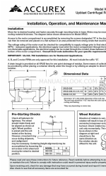 Accurex XRUD-060 Handbuch für Installation, Betrieb und Wartung