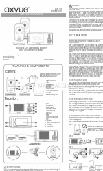 Axvue E722 Gebruiksaanwijzing