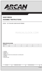 Arcan CP201 Assembly Instructions Manual