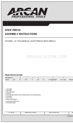 Arcan CP400W Assembly Instructions Manual