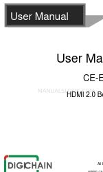Digichain CE-EX20B Manuel de l'utilisateur