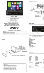 Axxera AV714BH Penerima Multimedia Dvd Dengan Lcd 7