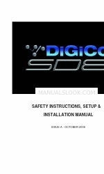 digico SD8 Sicherheitshinweise, Setup- und Installationshandbuch