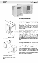 ABB IED 670 시작하기 매뉴얼