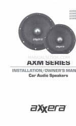 Axxera AXM Series Manuel d'installation et d'utilisation