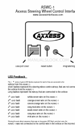 Axxess ASWC-1 사용자 설명서