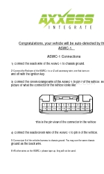 Axxess ASWC-1 지침