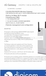 Digicom 3G Gateway HSDPA 7.2M Specyfikacje