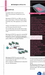 Digicom Michaelangelo Office Pro ADSL Router 仕様