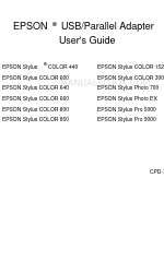 Epson 1520 - Stylus Color Inkjet Printer Benutzerhandbuch