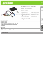 Axxess AX-DSP-A2B1 Instrukcje instalacji