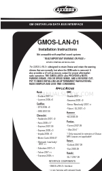 Axxess GMOS-LAN-01 Manual de instruções de instalação