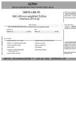 Axxess GMOS-LAN-09 Installation Instructions